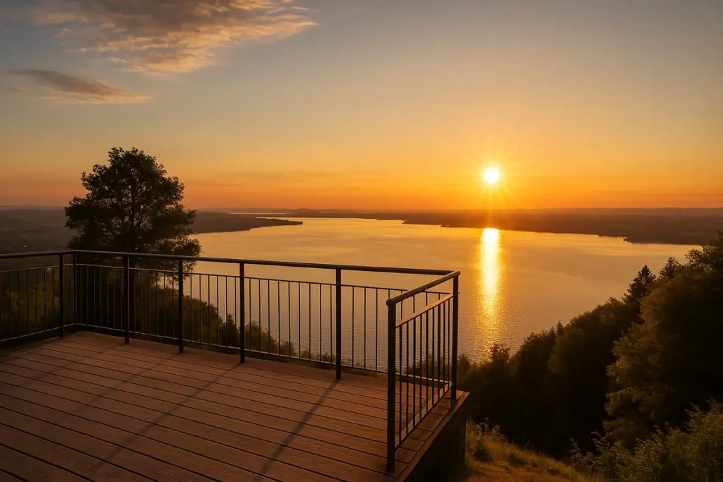 Ein Aussichtspunkt am Bodensee