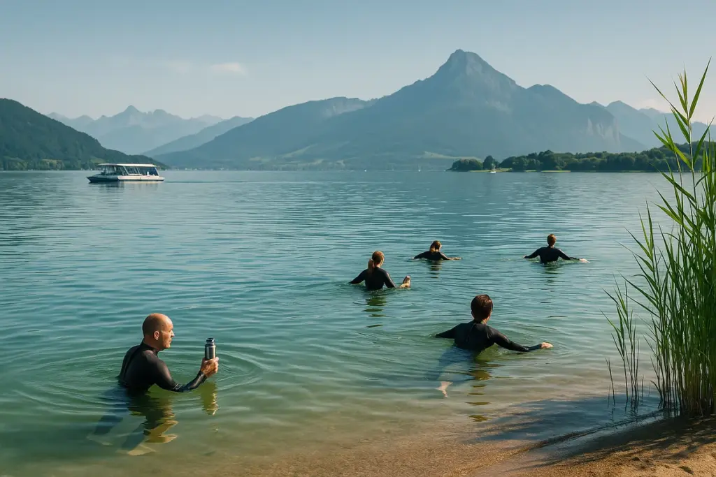 Schwimmen am Bodens